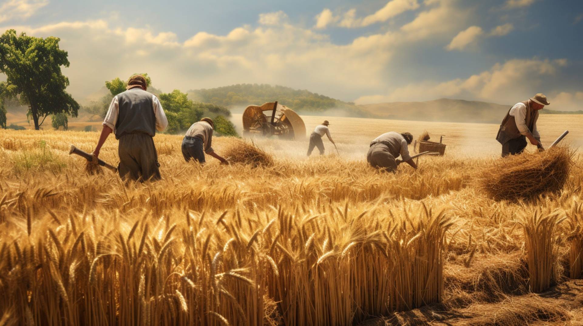 Home Farmers Collecting Harvest Harvest Time Copy Scaled